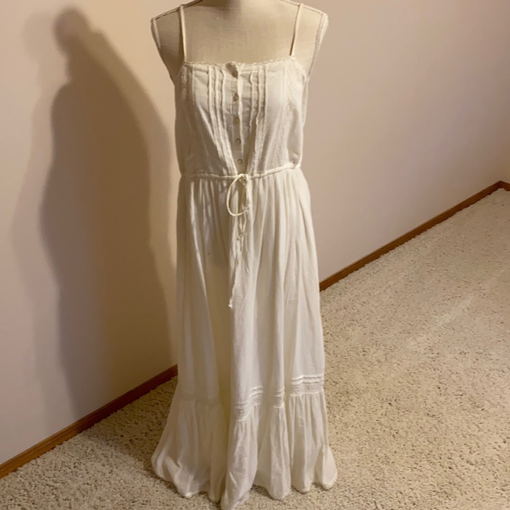 Cream Ivory boho maxi dress